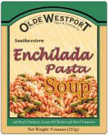 Southwestern Enchilada Pasta Soup